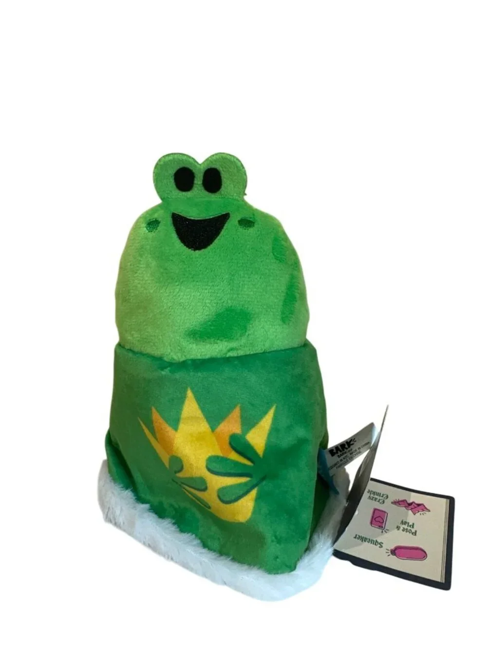 New Bark Box “ The Dog Prince “ Toy Frog Turning into Prince Charming Medium NWT